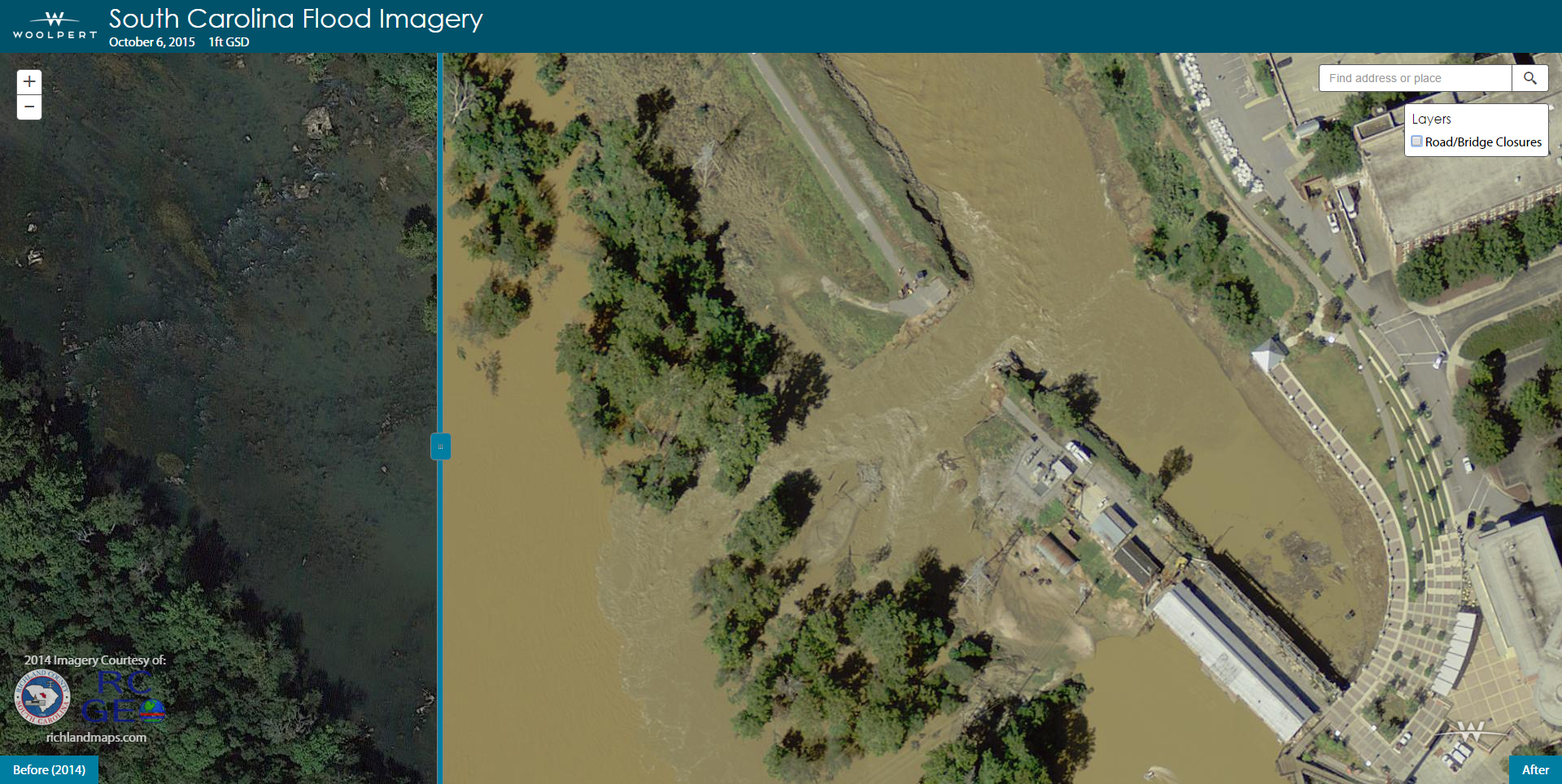 Imagery Assists Disaster Response in South Carolina Woolpert