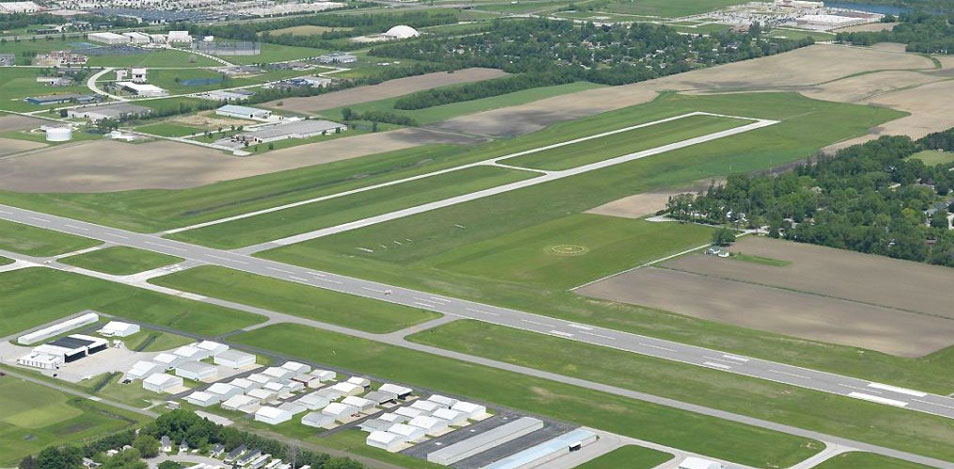 Aviation - view of airport runways