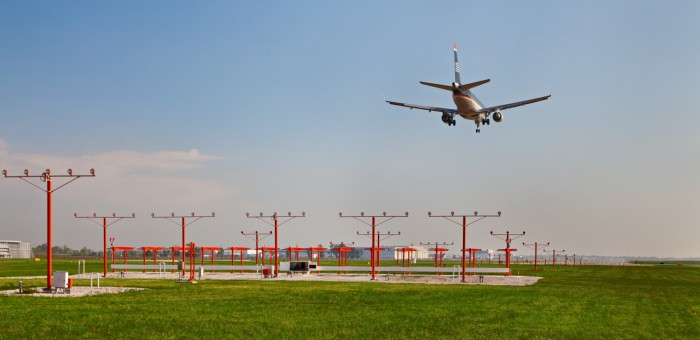 Aviation - image of aircraft landing