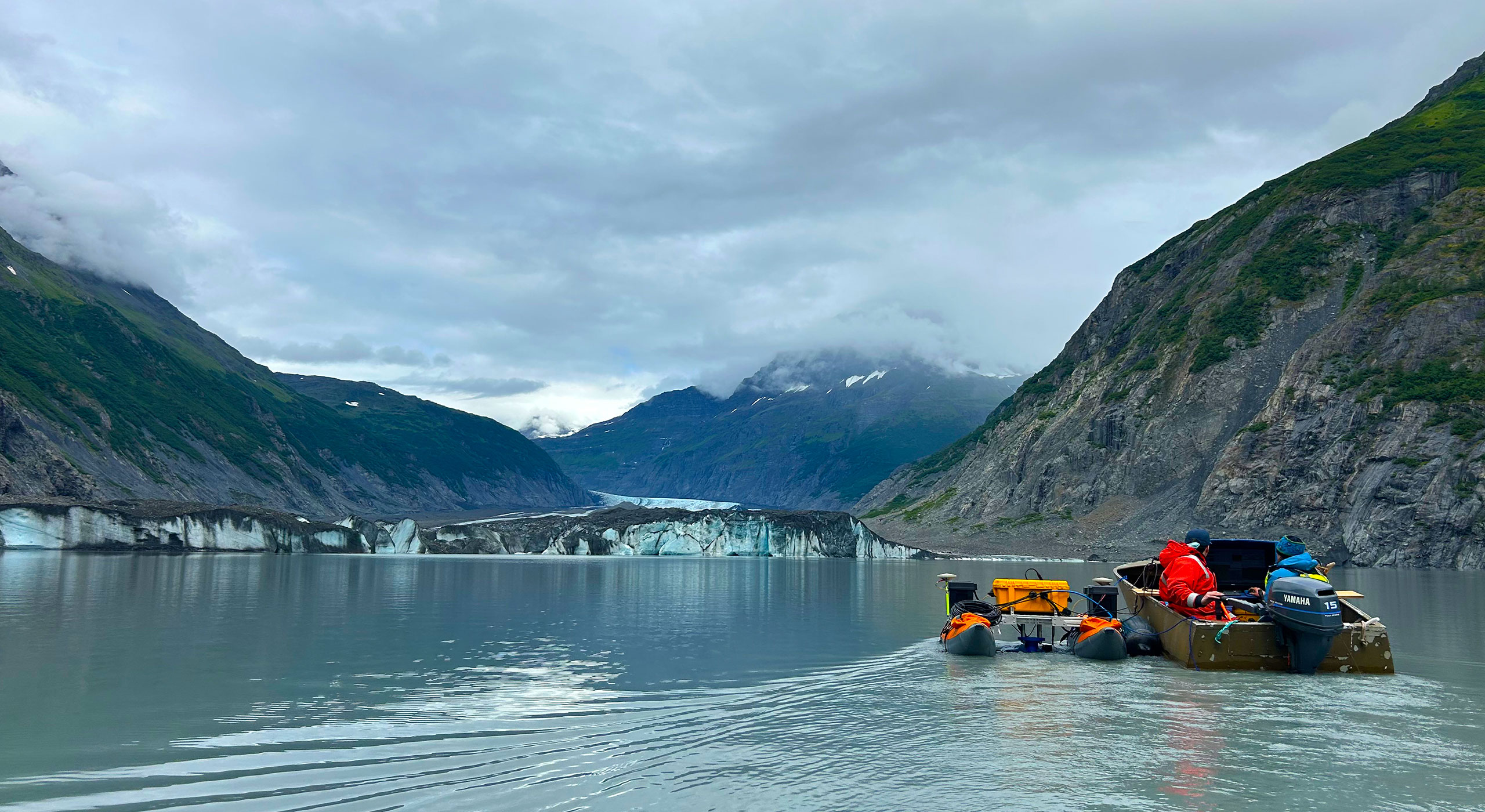 Woolpert hydrographers conducted a hydrographic surveying of Valdez Glacial Lake in Valdez, Alaska.