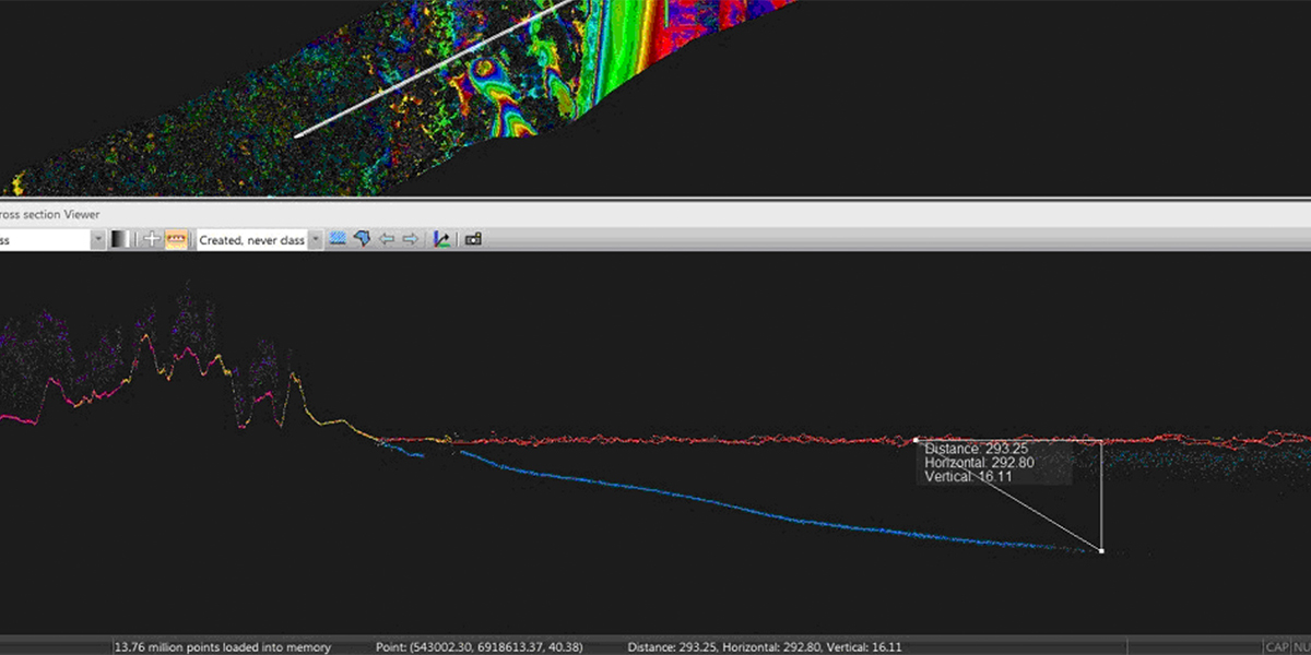 Eastern Australia Waterway Management Bathymetric Lidar project photo