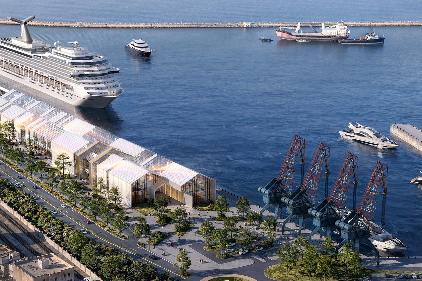 Haifa Port Cruise Terminal Design project photo