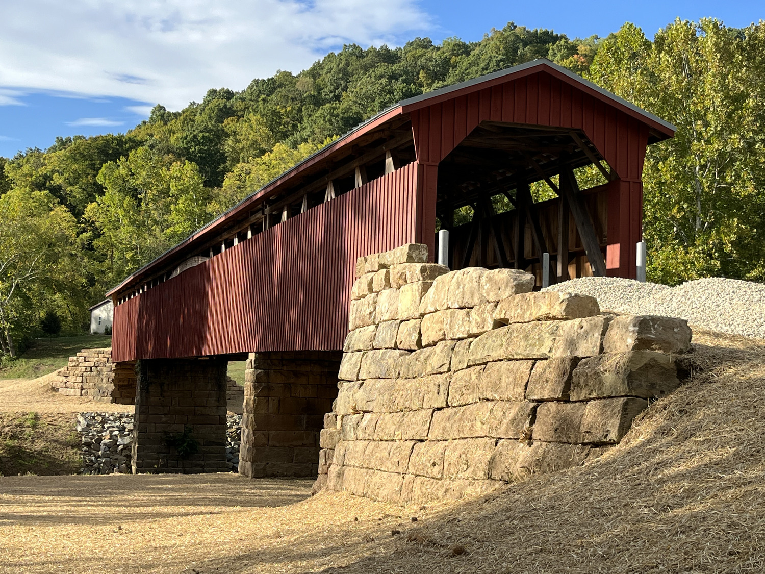 Knowlton Covered Bridge Rehabilitation project photo
