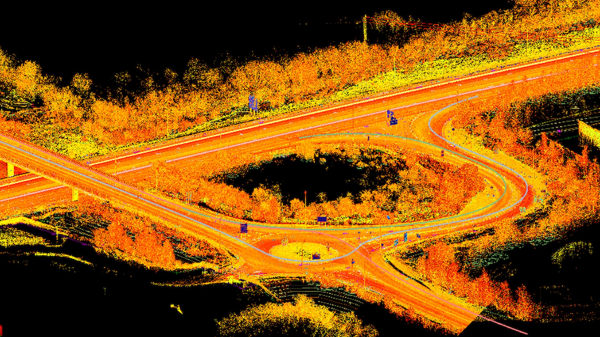 Motorway Junction Survey Project Using Mobile Mapping Technology