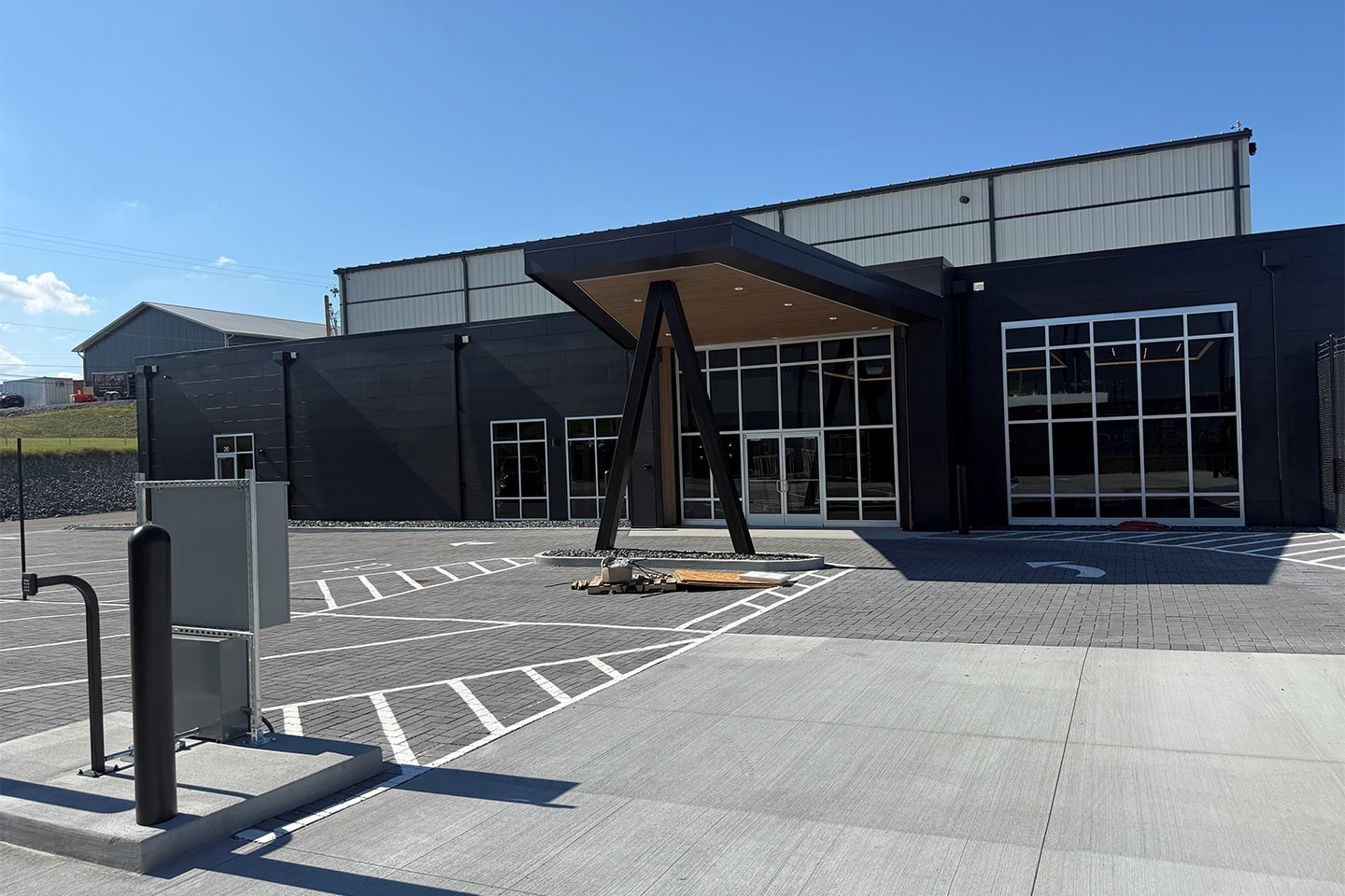 Private Hangar Design and Construction Management at John C. Tune Airport project photo