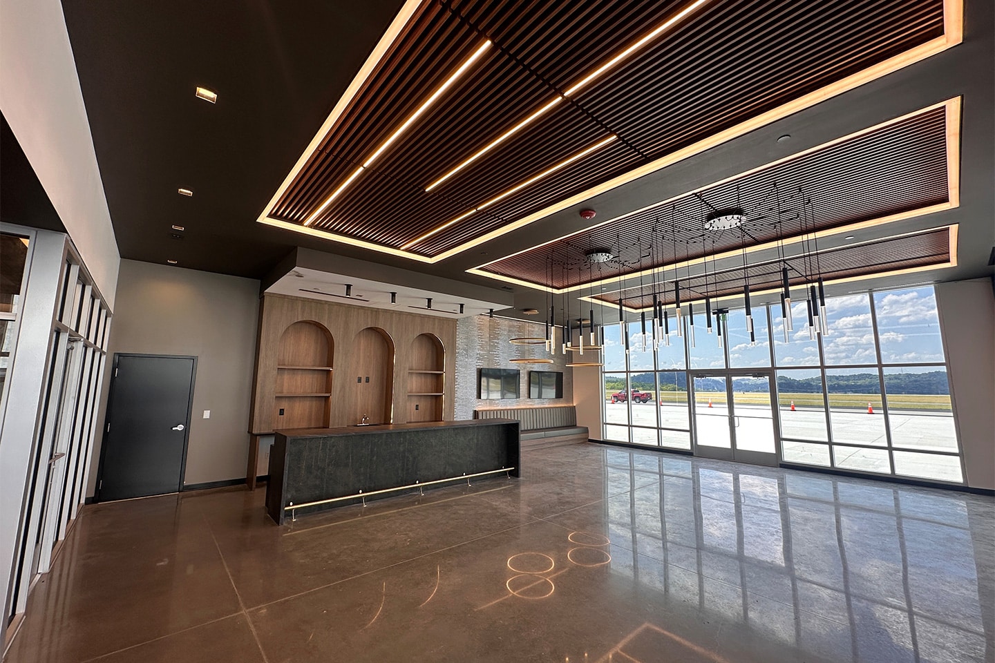 Private Hangar Design and Construction Management at John C. Tune Airport project photo